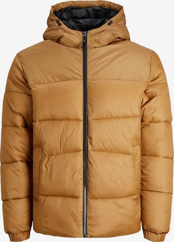 JACK & JONES Winter Jacket 'Chili' in Brown: front