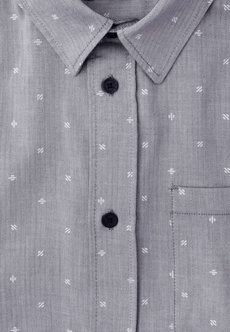 Street One MEN Regular Fit Hemd in Grau