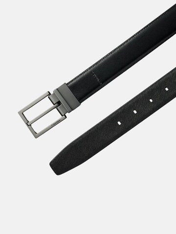 Calvin Klein Bælte 'CALVIN KLEIN SQUARE BUKLE 32MM REV/ADJ CINTURA' i sort