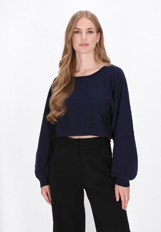 Pull-over 'Classic Look' DreiMaster Klassik en bleu : devant
