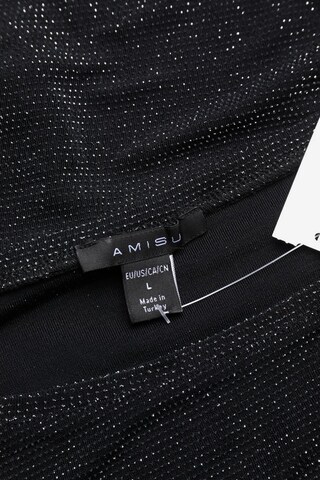 Amisu Longsleeve-Shirt L in Schwarz