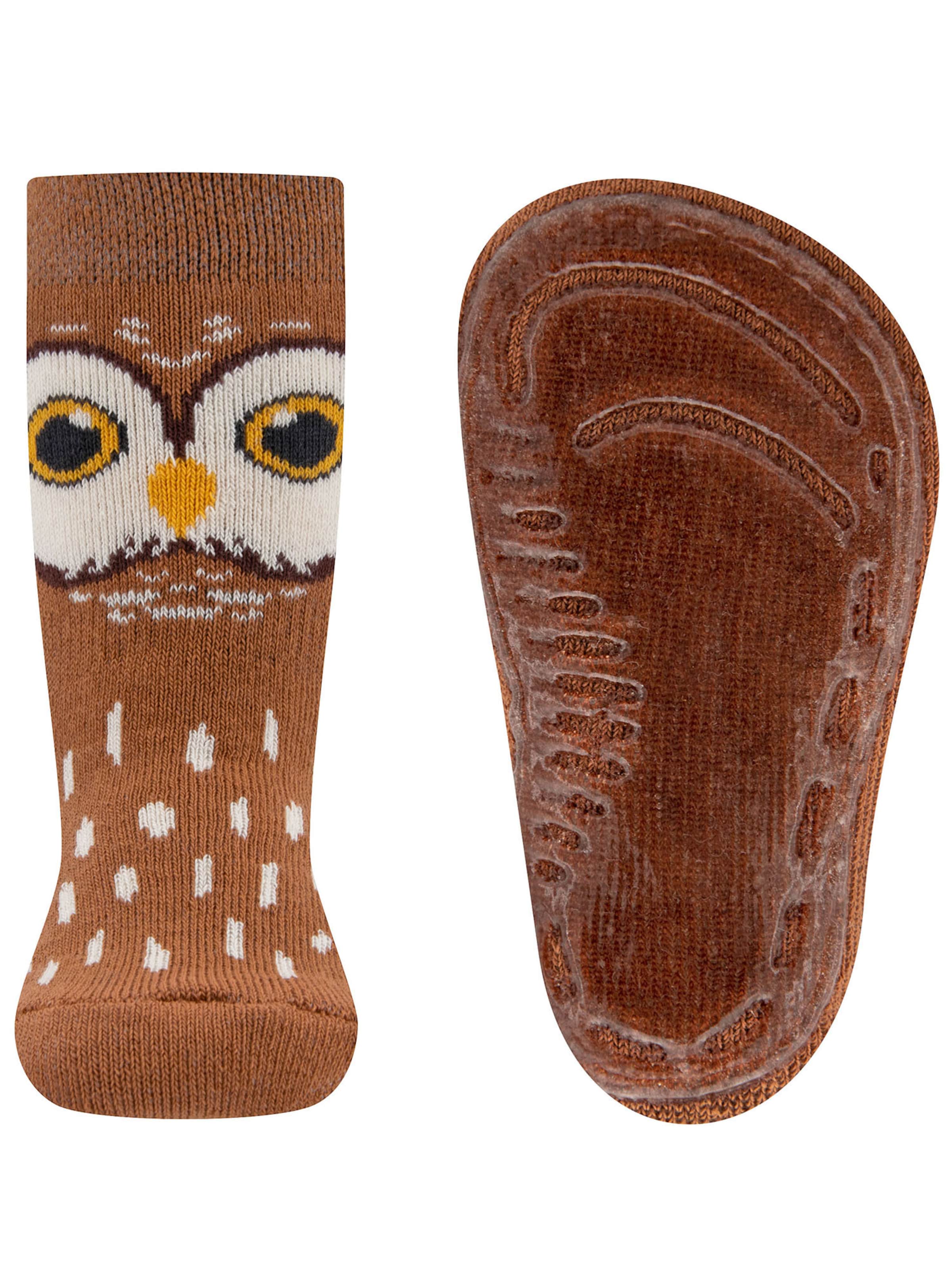 brūns EWERS Zeķes 'Eule'