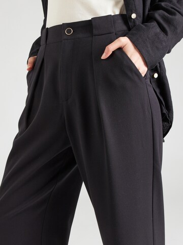 BONOBO Regular Pleat-Front Pants 'EMMA' in Black