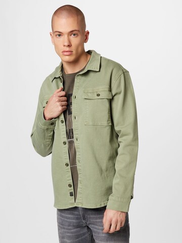 Gabbiano - Ajuste regular Camisa en verde: frente