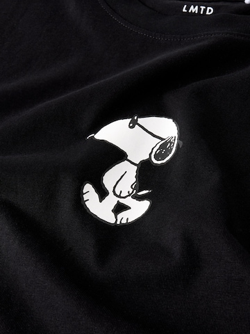 LMTD - Camiseta 'Snoopy' en negro