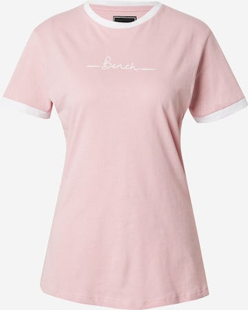 T-shirt 'VARSITY' BENCH en rose : devant