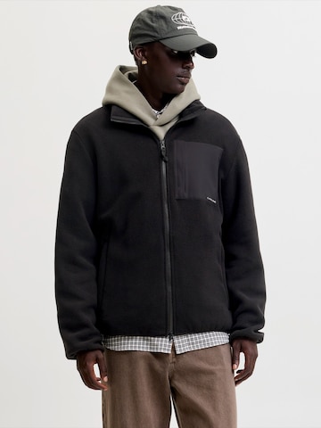 JACK & JONES Jopa iz flisa 'JJEMASON' | črna barva: sprednja stran