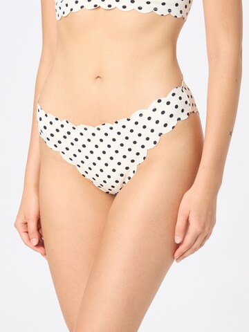 Hunkemöller Bikini Bottoms in White: front