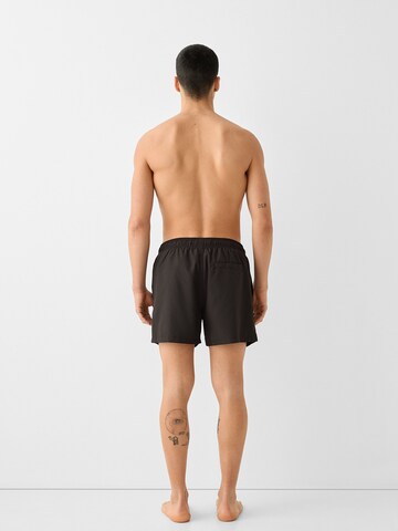 Bershka Board Shorts in Black