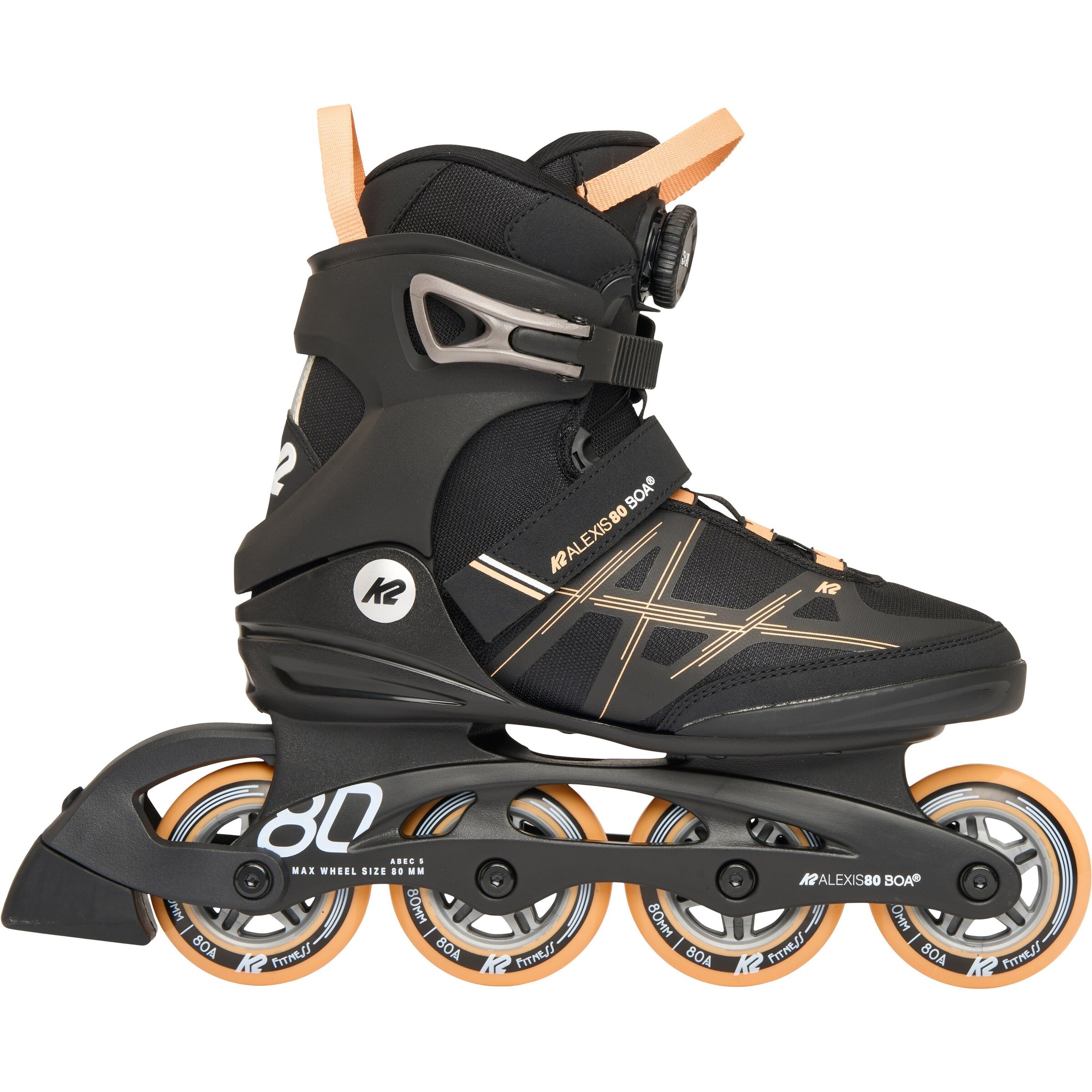 K2 Inline and Roller Skates 'ALEXIS 80' in Orange