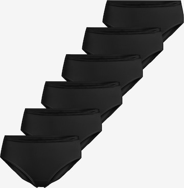 CON-TA Slip 'Modal' in Schwarz: Vorderseite