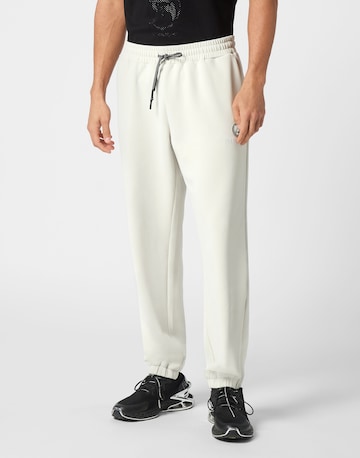 Plein Sport Tapered Broek in Beige: voorkant