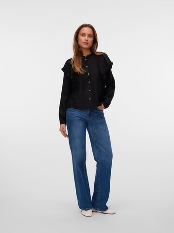 VERO MODA Blouse 'VMMoa' in Zwart
