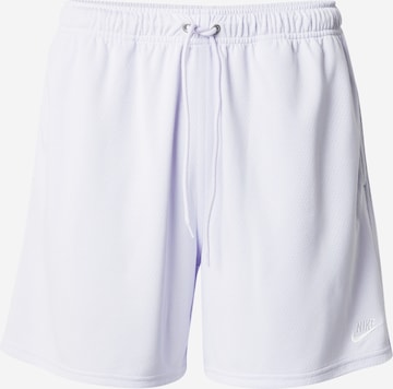 Nike Sportswear Штаны 'CLUB FLOW' в Лиловый: спереди