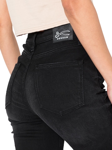 DENHAM Slimfit Jeans 'MONROE' in Schwarz