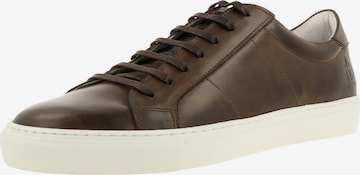Basics from Amsterdam Sneakers in Brown: front