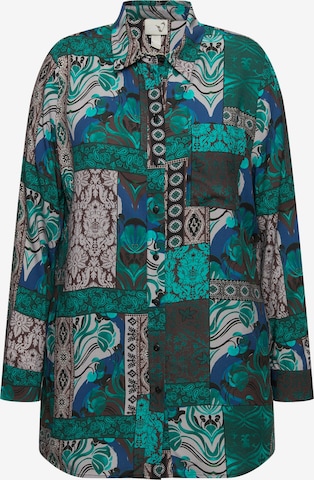 Ulla Popken Blouse in Gemengde kleuren: voorkant