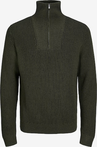 JACK & JONES Sweater 'CHARLIE' in Green: front