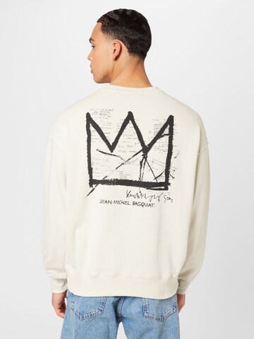 Cotton On Sweatshirt 'Basquiat' in Beige