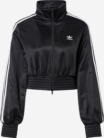 ADIDAS ORIGINALS Sweatvest in Zwart: voorkant