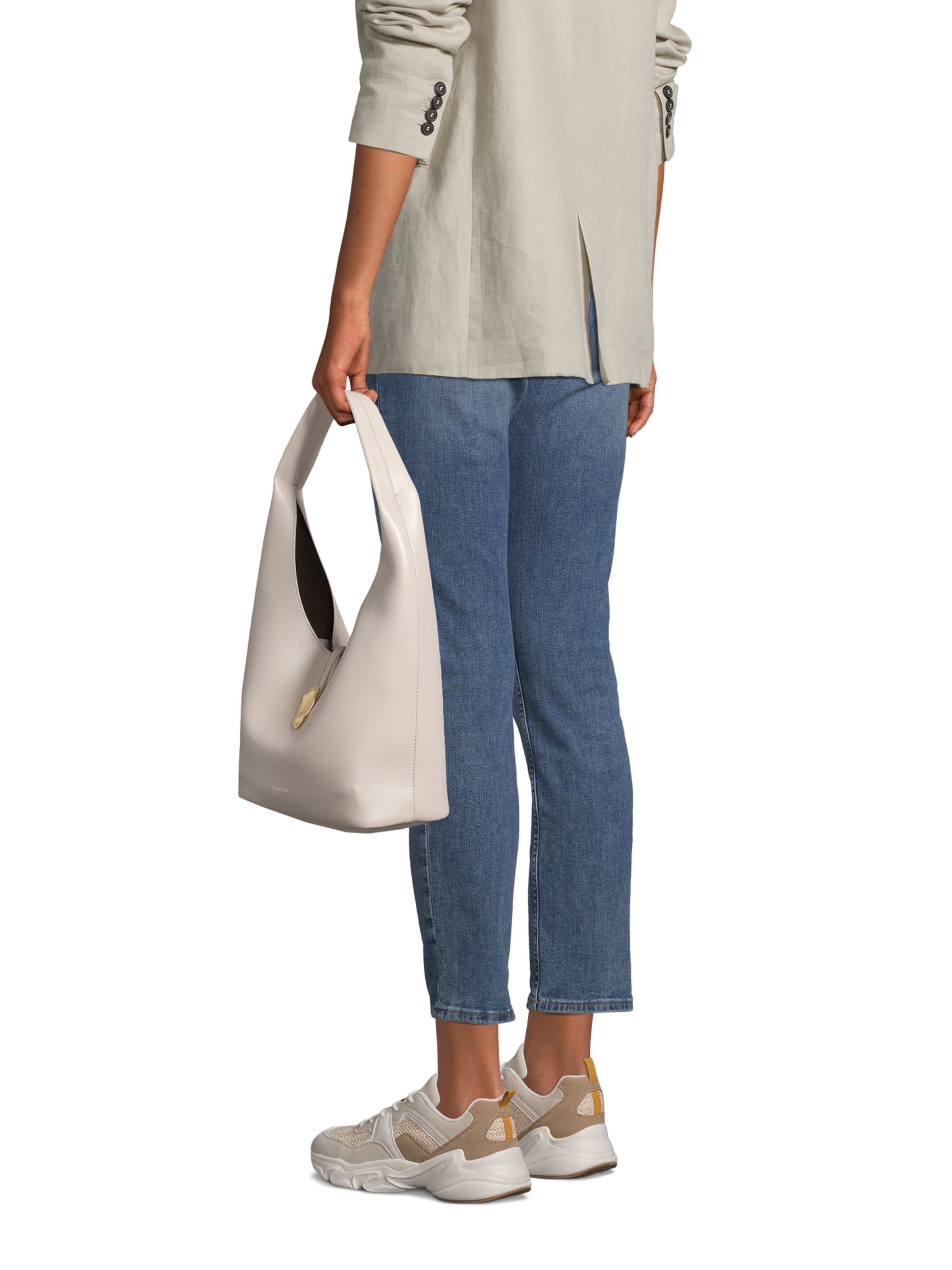 Calvin Klein Taška přes rameno – béžová