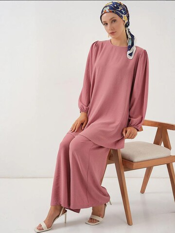 Bigdart - Calças de fato em rosa