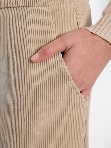 Ana Alcazar Regular Trousers 'Enliri' in Beige