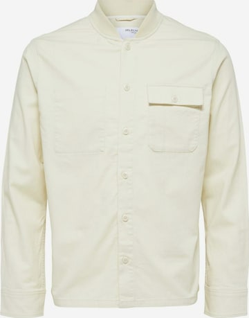 SELECTED HOMME Between-Season Jacket in White: front