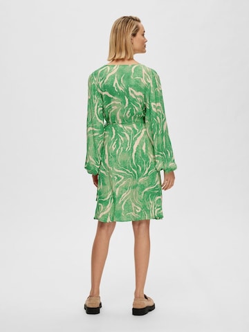 SELECTED FEMME Dress 'Fiola' in Green