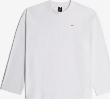 T-Shirt 'Heavy Jersey Oversized ' G-STAR en blanc : devant