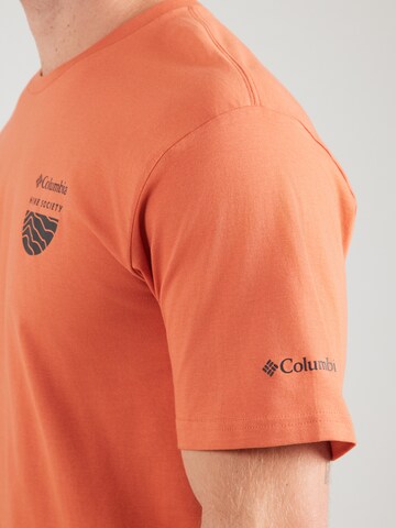 COLUMBIA Funkční tričko 'Hike Society™' – oranžová