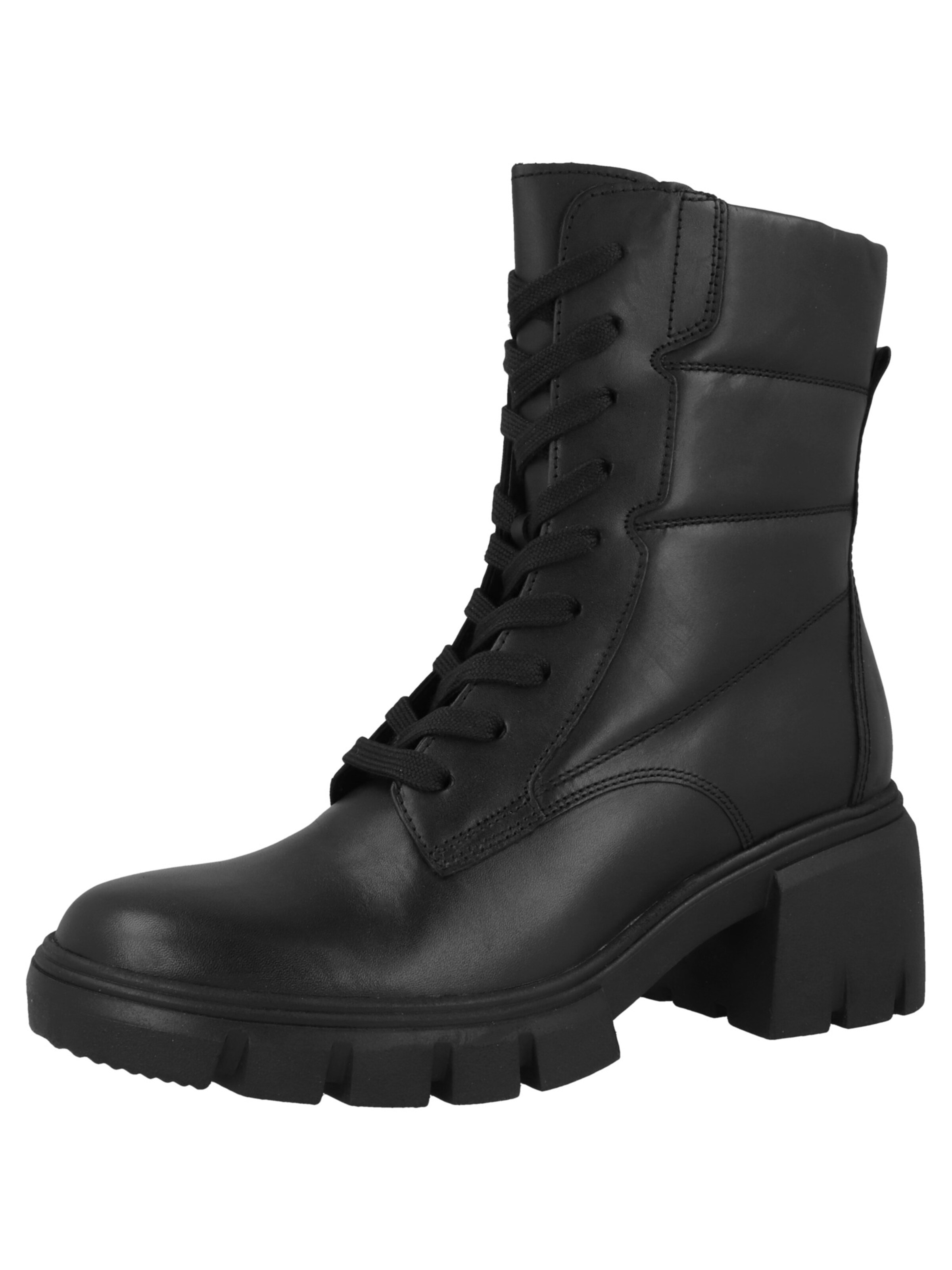 GABOR - Botim com fivela '31.700' em preto: frente