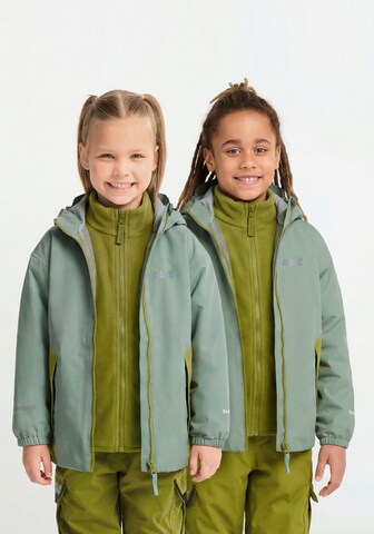 JACK WOLFSKIN Winter Jacket in Green: front
