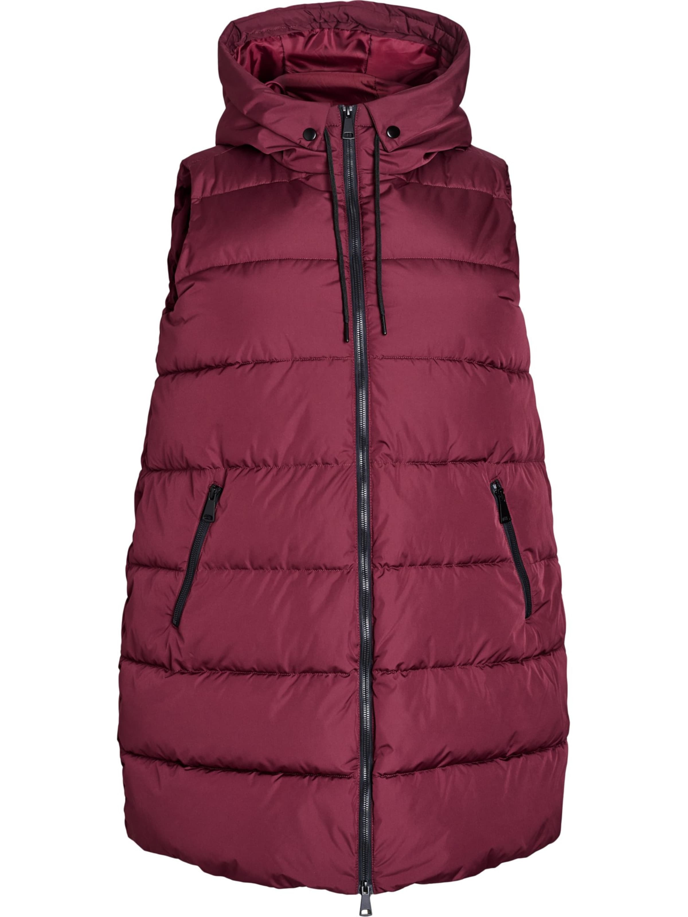 Zizzi Bodywarmer 'Rylie' in Rood: voorkant