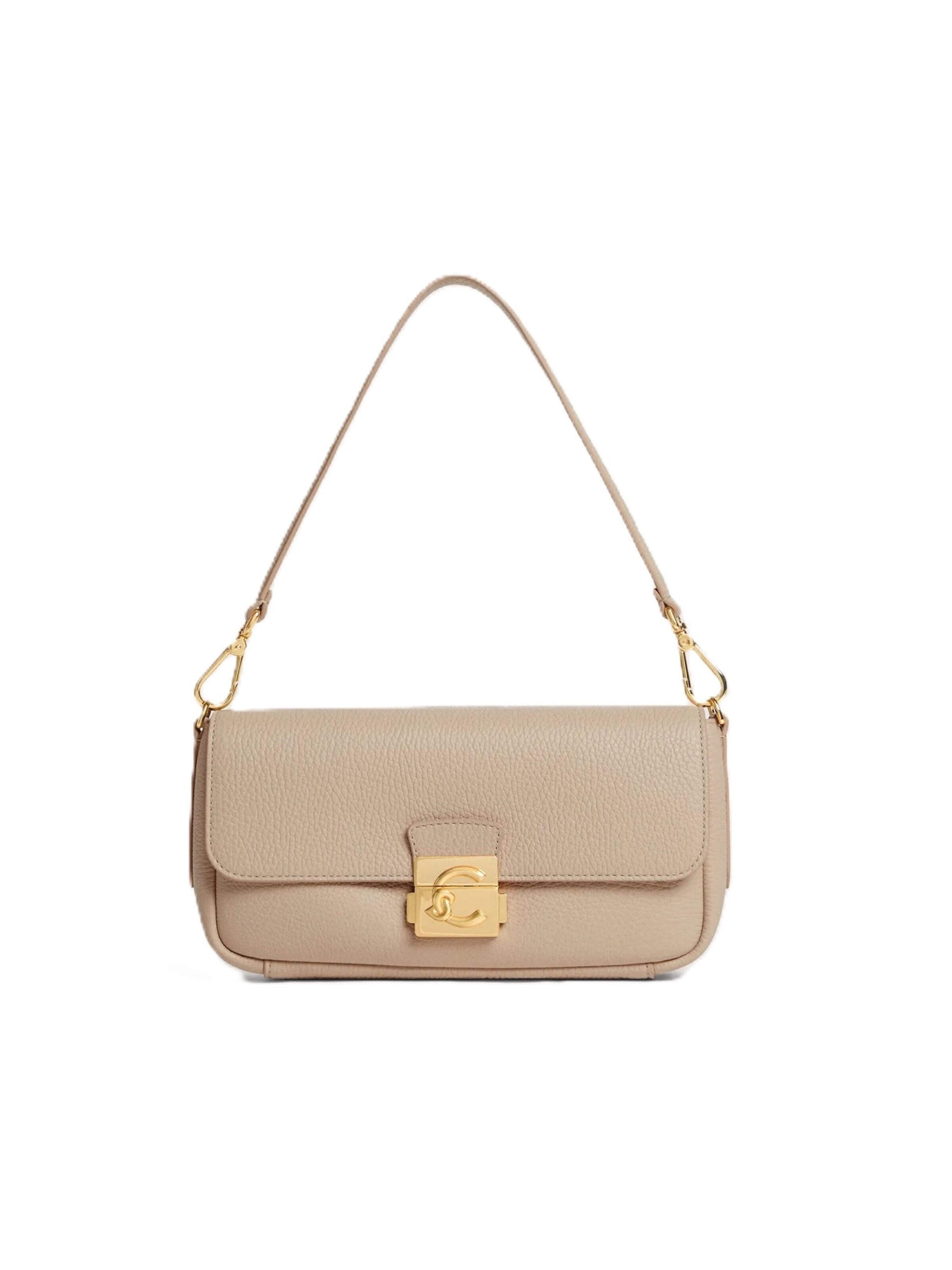Coccinelle Schultertasche 'E1U4K120201'‌‌‌‌‌‌‌ in Beige: Vorderseite