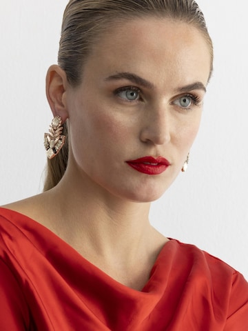 Luxenter Earrings 'Gothka' in Brown