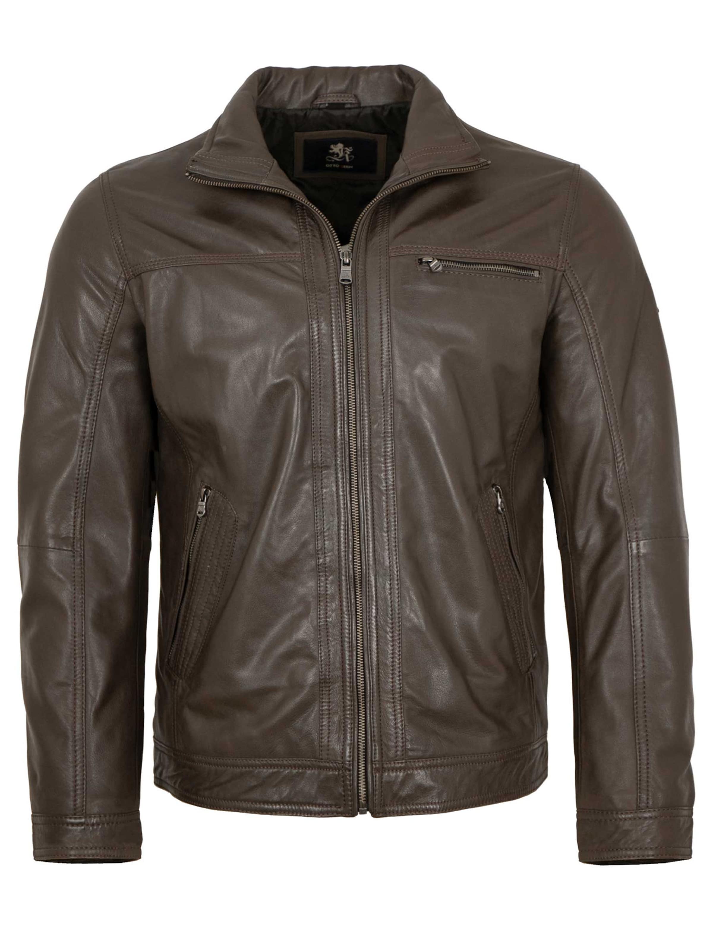 OTTO KERN Tussenjas 'OK-103' in Bruin: voorkant