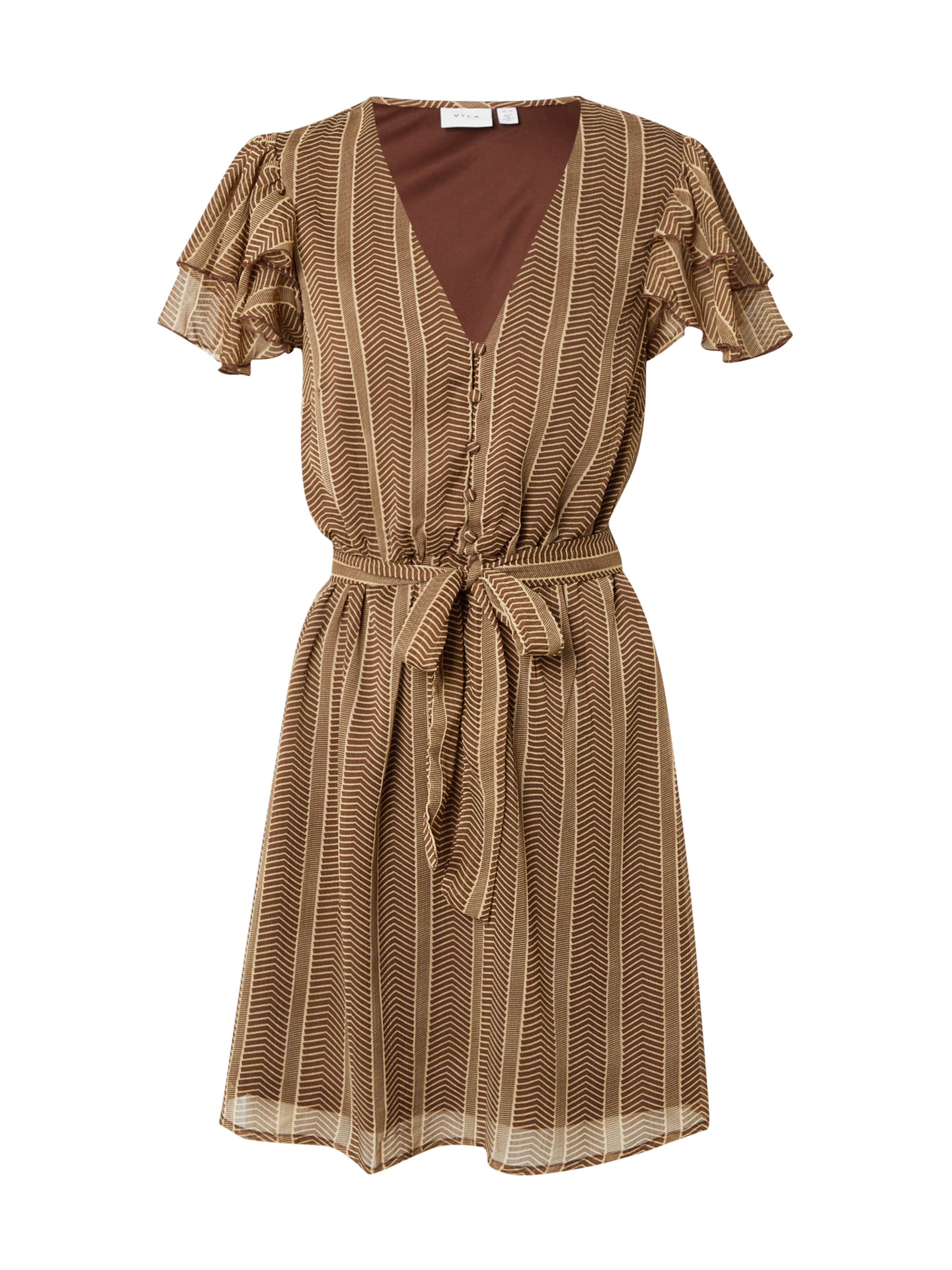 VILA Sukienka 'NORA' w kolorze brązowy: przód