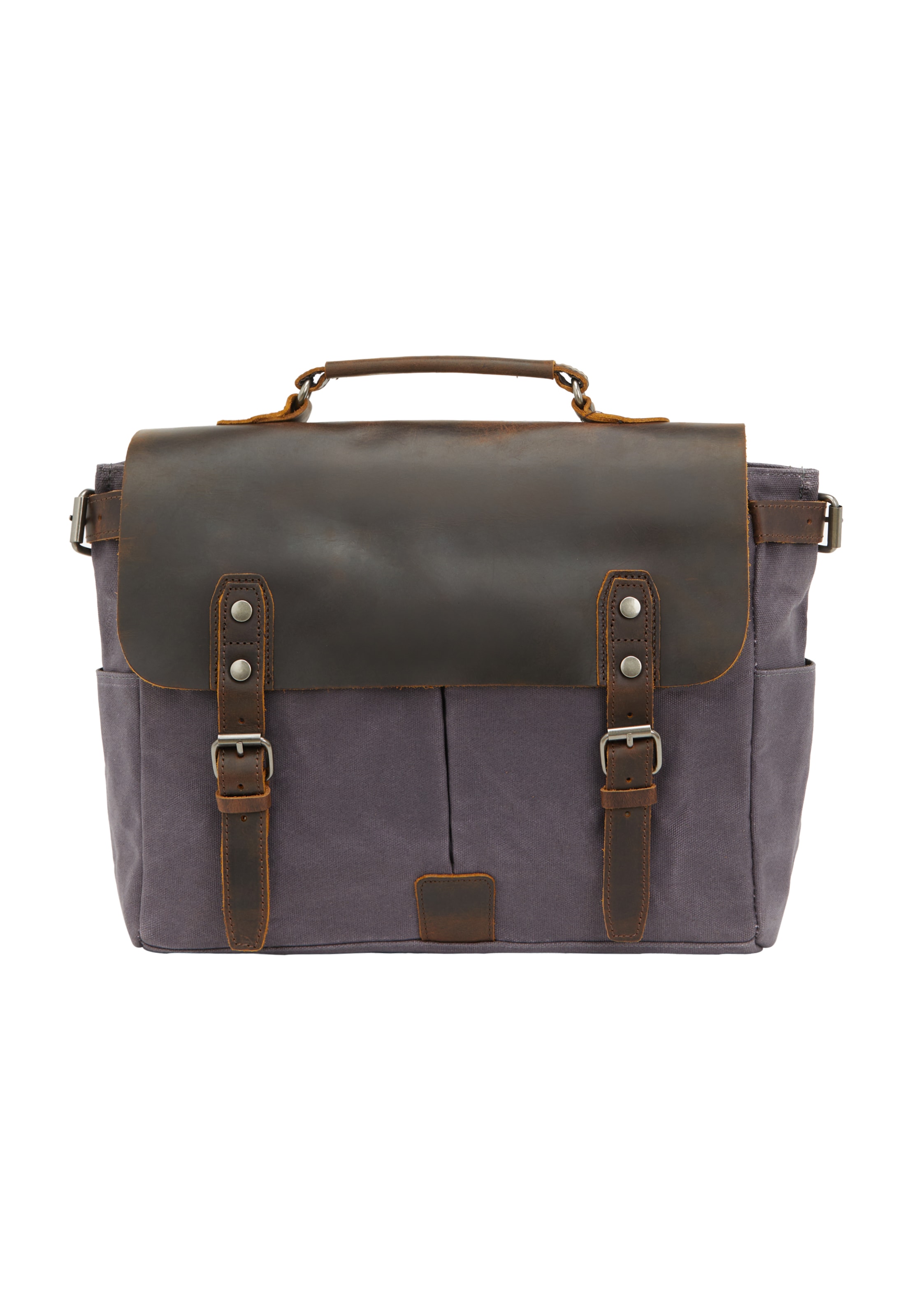 DreiMaster Vintage Messenger i grå: framsida