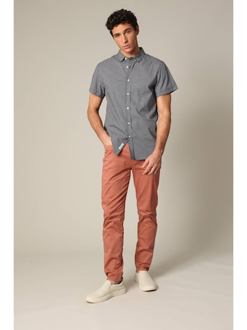 Coupe regular Chemise 'Bogy' Deeluxe en bleu : devant