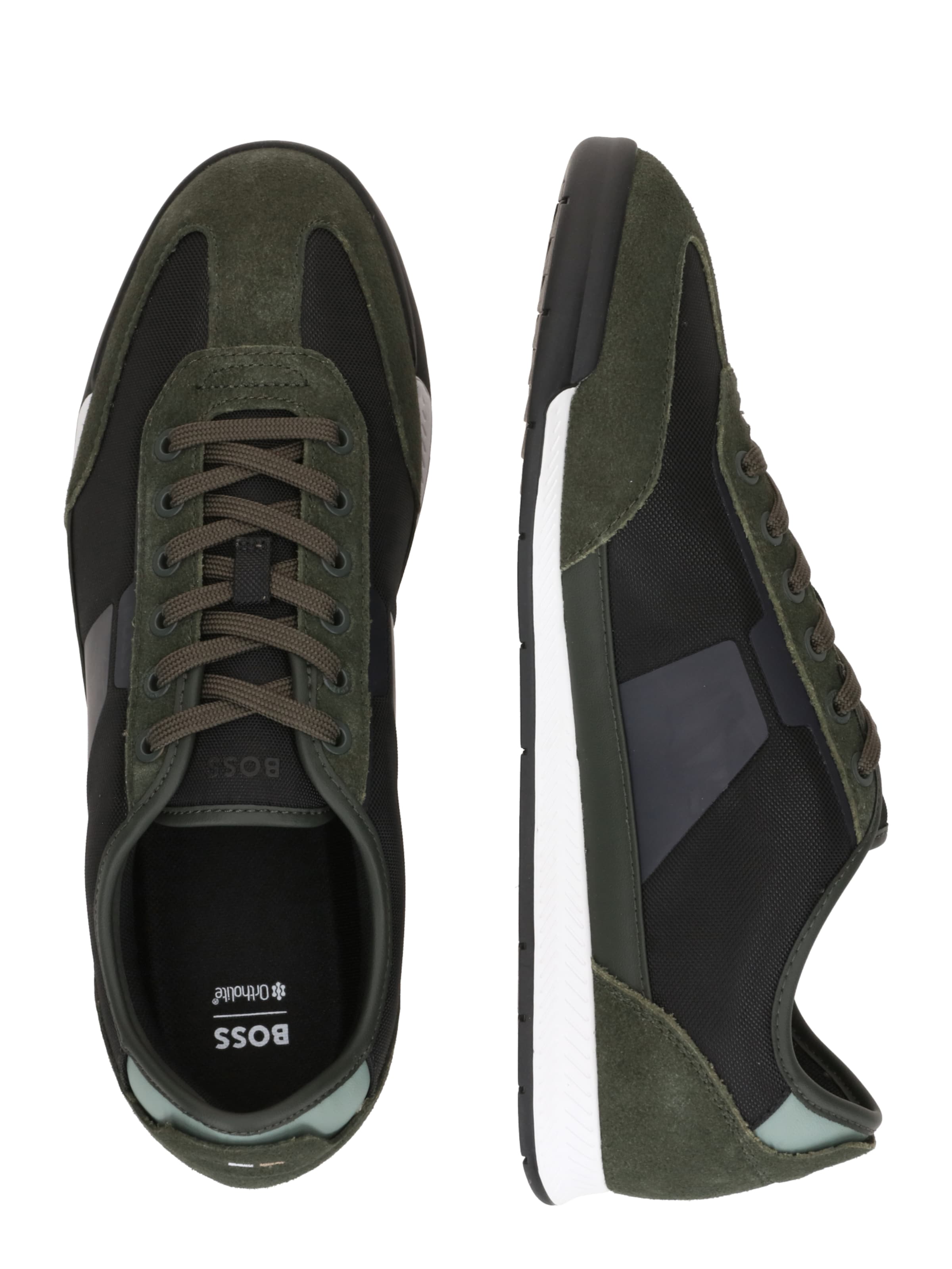 BOSS Ниски маратонки 'Nitan' в зелено