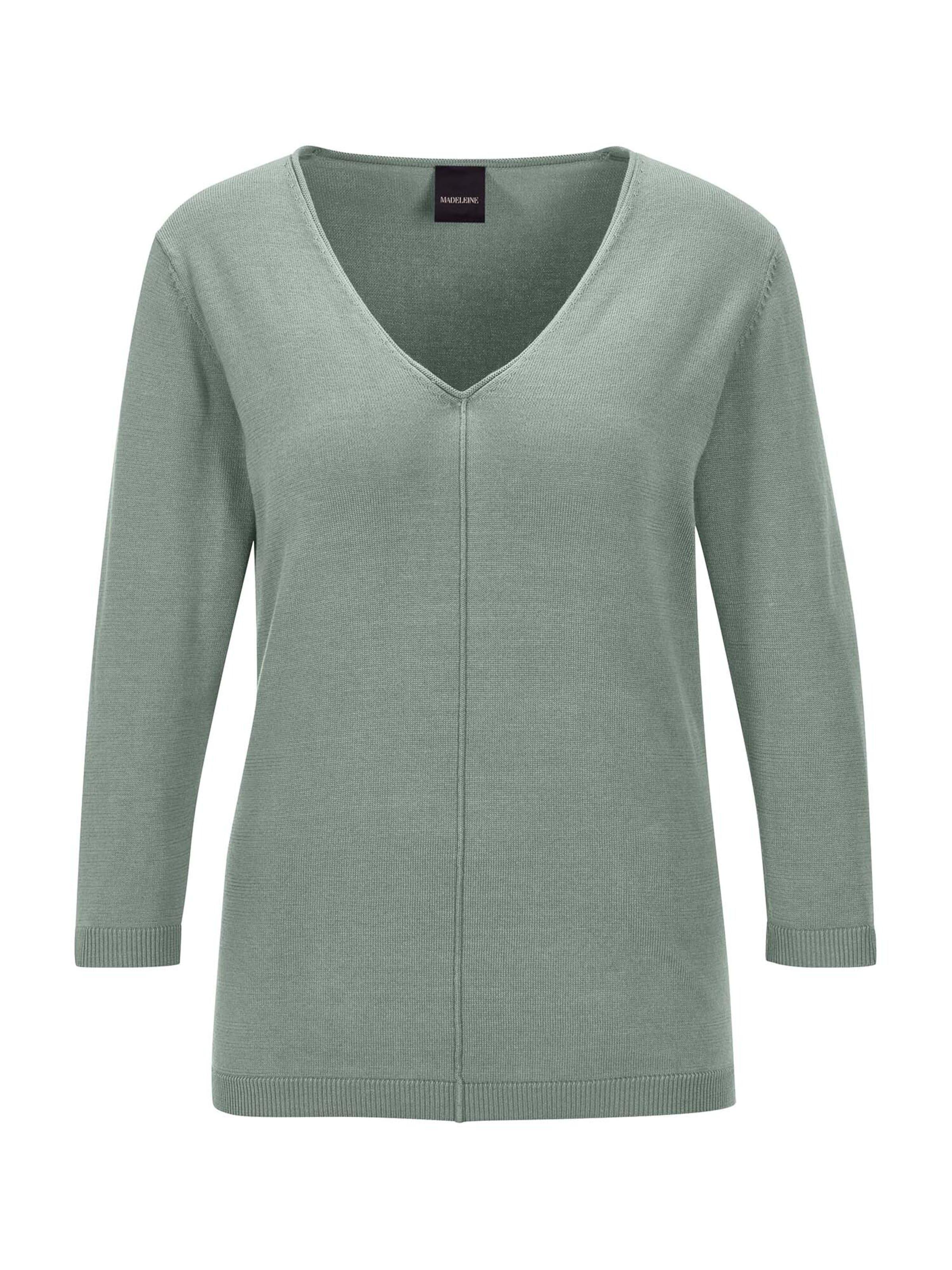 Pull-over MADELEINE en vert : devant