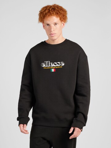 ELLESSE Sweatshirt 'Sierre' in Schwarz: Vorderseite