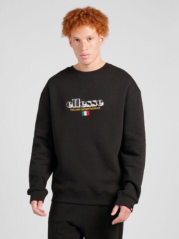 ELLESSE Sweatshirt 'Sierre' in Schwarz: predná strana