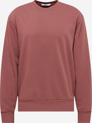 ABOUT YOU Sweatshirt 'Dean Sweat' in Red: front