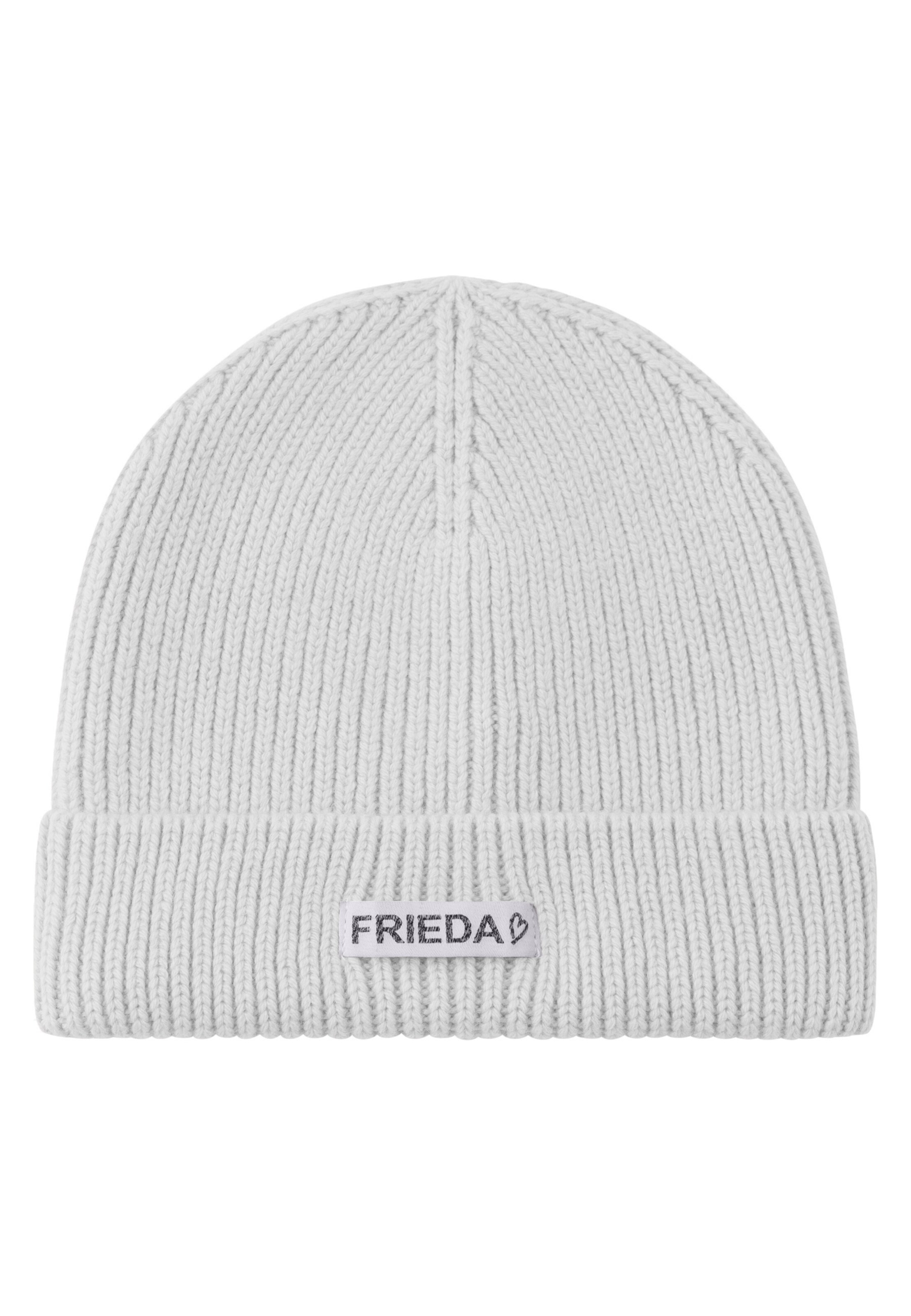 Frieda & Freddies NY Mütze in Grau: Vorderseite