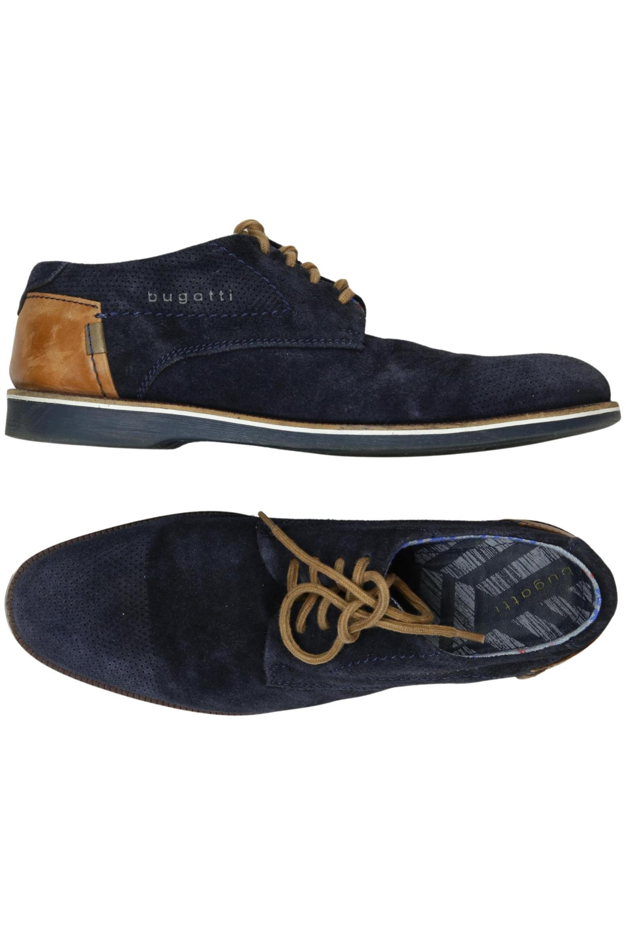 bugatti Halbschuh 43 in Blau: Vorderseite