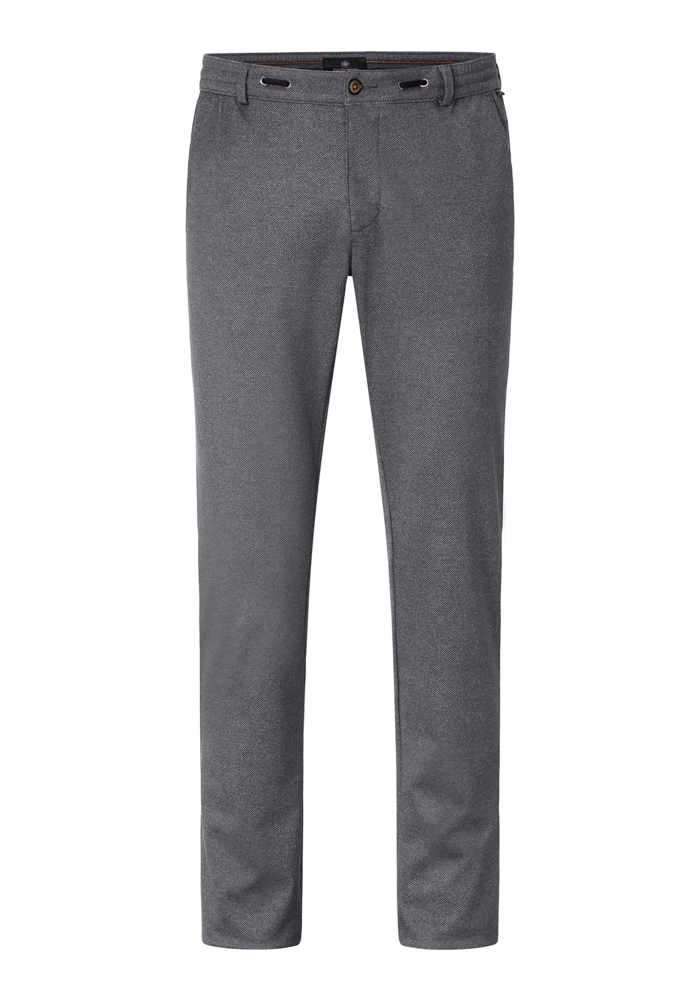 REDPOINT Slimfit Chinohose in Grau: Vorderseite