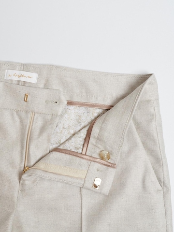 Slimfit Pantaloni per costume tradizionale 'Elena 8685' di W. Wegener in beige
