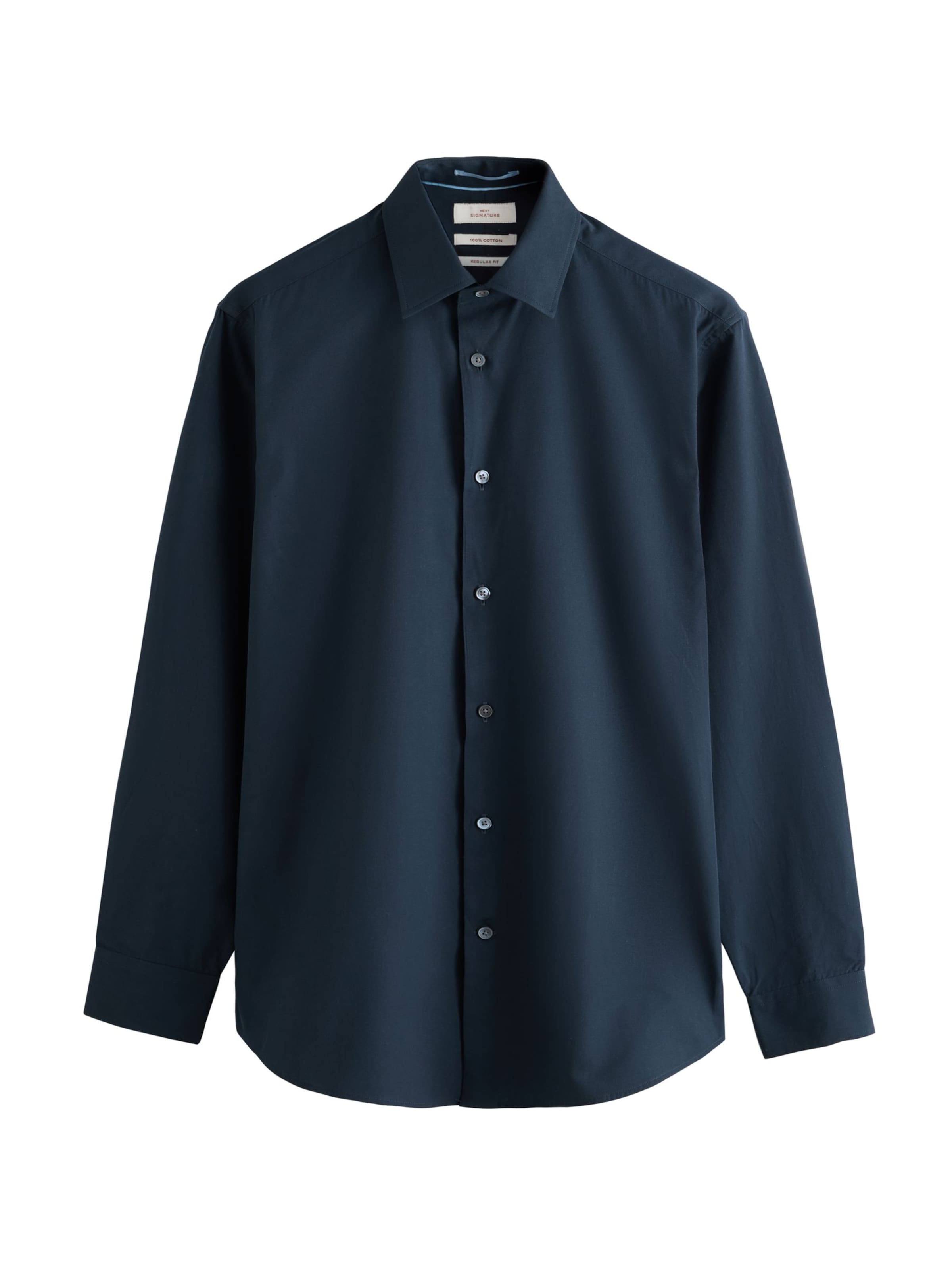 Next Regular fit Button Up Shirt in Blue: front
